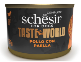 Schesir Taste the World Консерва для собак Курица с паэльей 150 г
