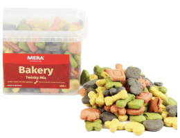 Mera Ласощі для собак Twinky Mix Печиво 2,5 см 400 г