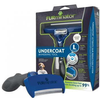 FURminator Фурмінатор для собак з короткою шерстю L