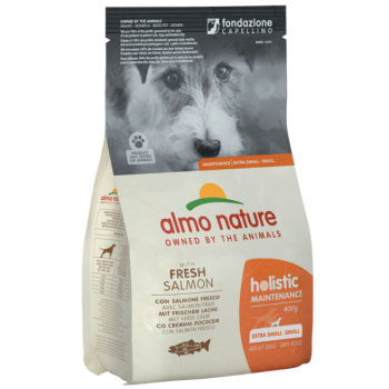 Almo Nature Holistic Сухий корм для собак малых пород Свежий лосось 400 г