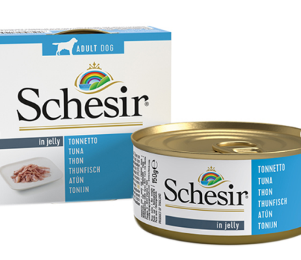 Schesir Консерва для собак Тунец в желе 150 г