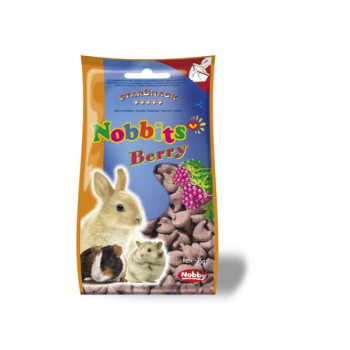Nobby StarSnack Nobbits Дропси для гризунів Лісова ягода 75 г