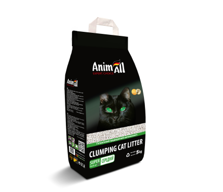 AnimAll Наполнитель бентонитовый средняя фракция 5 кг