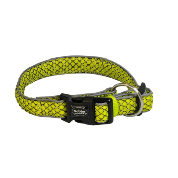 Nobby Ошейник для собак Mesh Air M-L 3,2х40-55 см жёлтый