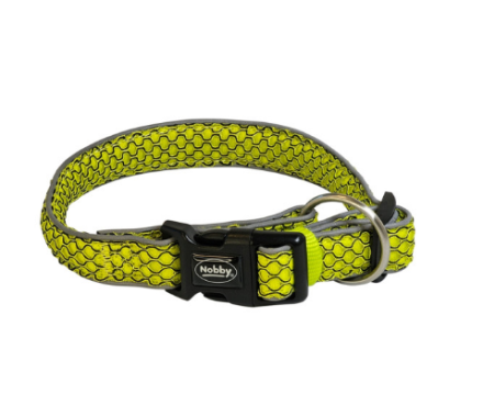 Nobby Ошейник для собак Mesh Air M-L 3,2х40-55 см жёлтый