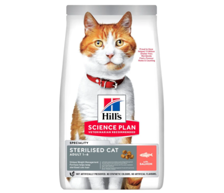 Hill's SP Сухий корм для котів Adult Sterilised Лосось 3 кг