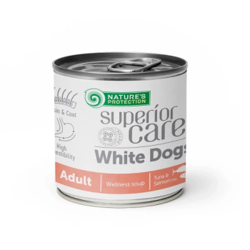 Nature\'s Protection Консерва для собак White Dogs Лосось и Тунец 140 г