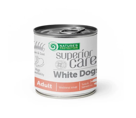 Nature\'s Protection Консерва для собак White Dogs Лосось и Тунец 140 г