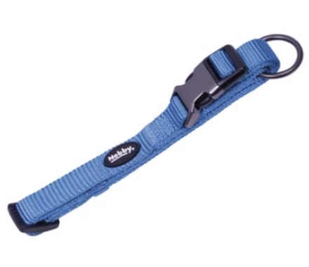Nobby Ошейник для собак Classik Comfort S-М нейлон 1,5х30-45 см голубой