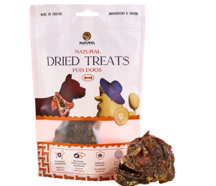 Natural Лакомства для собак Сердце говяжье 100 г