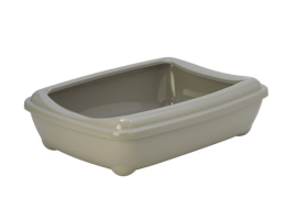Moderna Туалет для котів з бортиком Jumbo Arist-O-Tray 57х43х16,3 см тепло-сірий