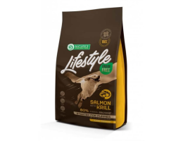 Nature\'s Protection Сухой корм для щенков Lifestyle Puppies All Breeds Лосось и Крыль 1,5 кг