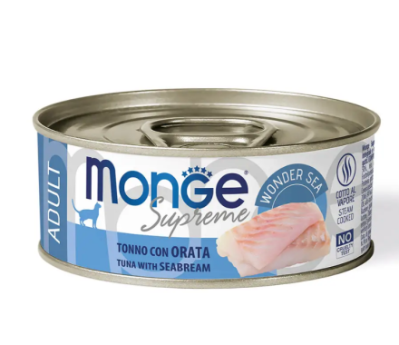 Monge Консерва для котят Kitten Тунец и морской лещ 80 г