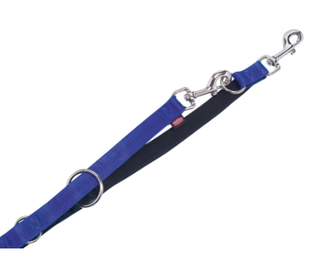 Nobby Поводок-перестежка для собак Soft Grip 1х200 см синий