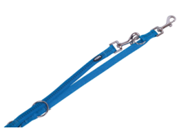 Nobby Повідець-перестібка для собак Soft Grip 1х200 см блакитний