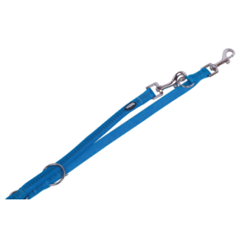 Nobby Поводок-перестежка для собак Soft Grip 1х200 см голубой