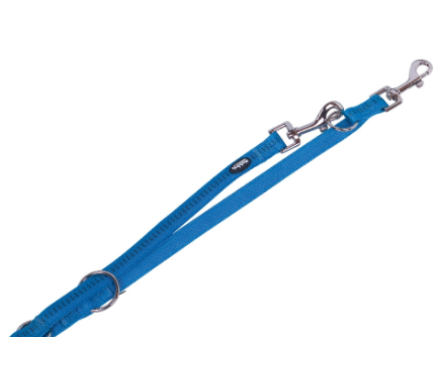 Nobby Поводок-перестежка для собак Soft Grip 1х200 см голубой
