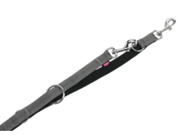 Nobby Поводок-перестежка для собак Soft Grip 1х200 см серый