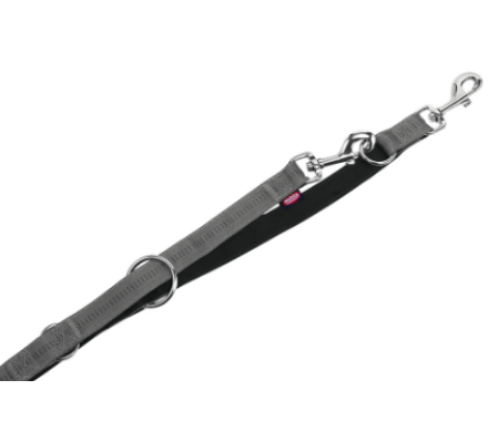 Nobby Поводок-перестежка для собак Soft Grip 1х200 см серый