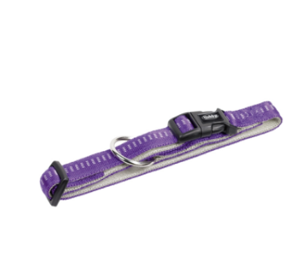 Nobby Ошейник для собак Soft Grip XS-S 1,5х25-35 см фиолетовый