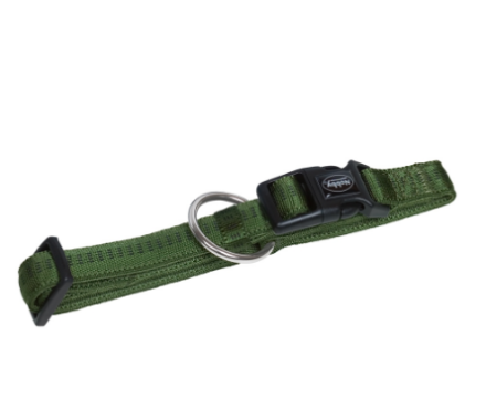 Nobby Ошейник для собак Soft Grip XS-S 1,5х25-35 см зеленый