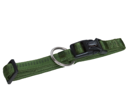 Nobby Ошейник для собак Soft Grip S-M 2×30‑45 см зелёный