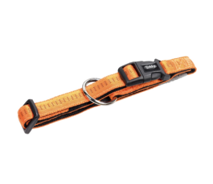Nobby Ошейник для собак Soft Grip M-L 2,5×40×55 см оранжевый