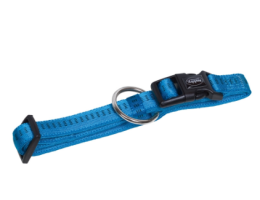 Nobby Ошейник для собак Soft Grip M-L 2,5×40‑55 см голубой