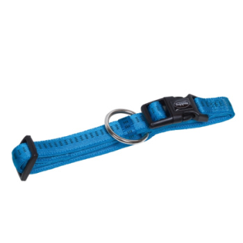 Nobby Ошейник для собак Soft Grip M-L 2,5×40‑55 см голубой