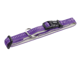 Nobby Нашийник для собак Soft Grip M-L 2,5х40-55 см фіолетовий