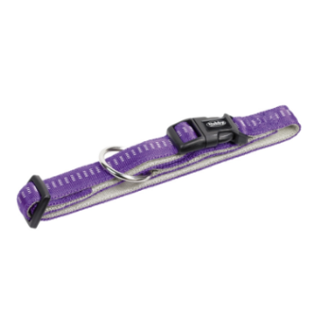 Nobby Ошейник для собак Soft Grip M-L 2,5×40‑55 см фиолетовый