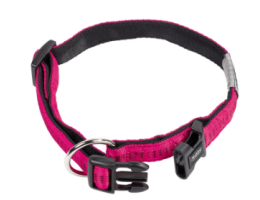 Nobby Нашийник для собак Soft Grip M-L 2,5х40-55 см фуксія