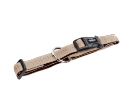 Nobby Нашийник для собак Soft Grip M-L 2,5х40-55 см бежевий