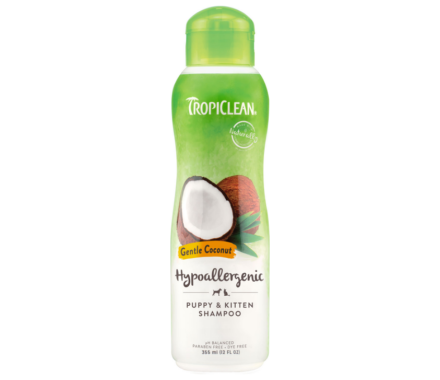 TropiClean Gentle Coconut Шампунь для щенков и котят для деликатного ухода 355 мл