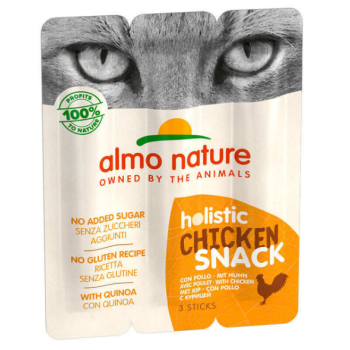 Almo Nature Holistic Ласощі для котів Палички Курка 3х15 г