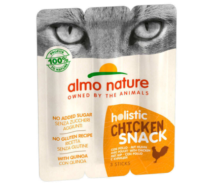 Almo Nature Holistic Лакомства для котов Палочки Курица 3х15 г