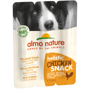 Almo Nature Holistic Ласощі для собак Палички Курка 3х30 г