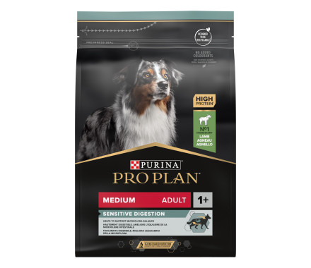Pro Plan Medium Breed Sensitive Сухой корм для собак Ягнёнок 3 кг