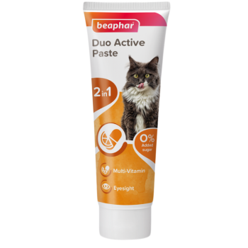 Beaphar Duo Active Paste Мультивитаминная паста для кошек 100 г