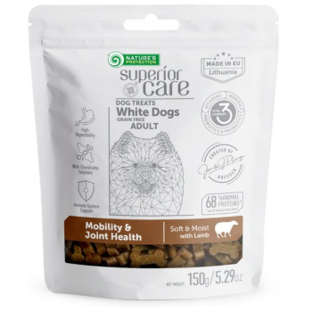 Nature\'s Protection Лакомства для собак Superior Care White Dogs Mobility & Joint Health Ягненок 150 г
