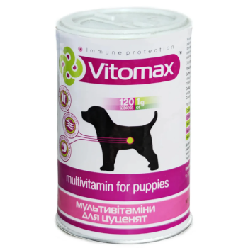 Vitomax Вітаміни для цуценят Мультивітамін 120 табл