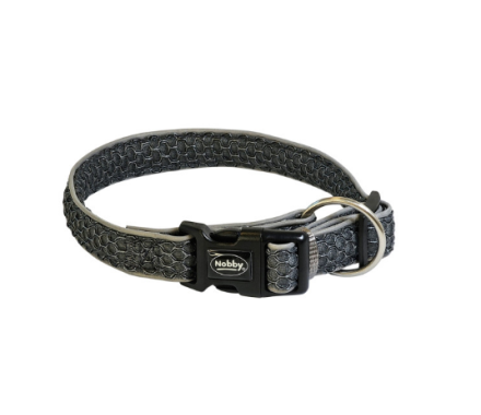 Nobby Ошейник для собак Mesh Air M-L 3,2х40-55 см серый