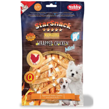 Nobby StarSnack Лакомства для собак Wrapped Chicken Mini 113 г