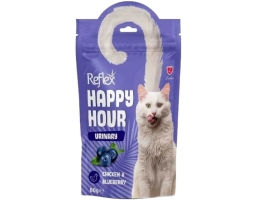 Reflex Happy Hour Лакомства для котов Urinari Курица и черника 60 г