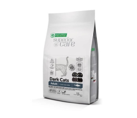 Natures Protection Сухой корм для котов SC Dark Cats Grain Free Herring 1,5 кг