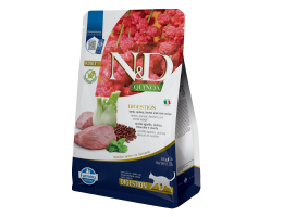 Farmina N&D Quinoa Digestion Adult Сухой корм для котов Ягненок и киноа 300 г
