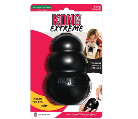 Kong extreme toy for dogs for delicacies xxl 15.2 cm black