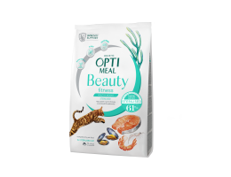 Optimeal Beauty Fitness Сухой корм для котов Морепродукты 1,5 кг
