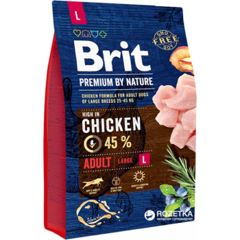 Brit Premium Сухой корм для собак Курица L 3 кг