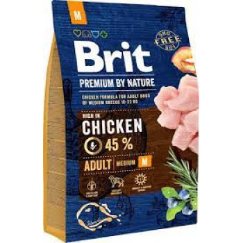 Brit Premium Сухой корм для собак Курица M 3 кг